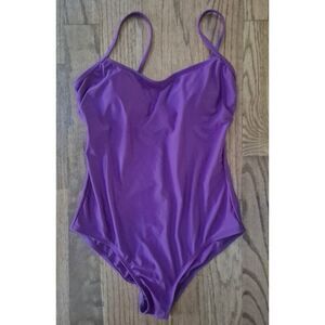 Catalina Contouring Purple One-piece Swimsuit Bathingsuit Women's Size Medium